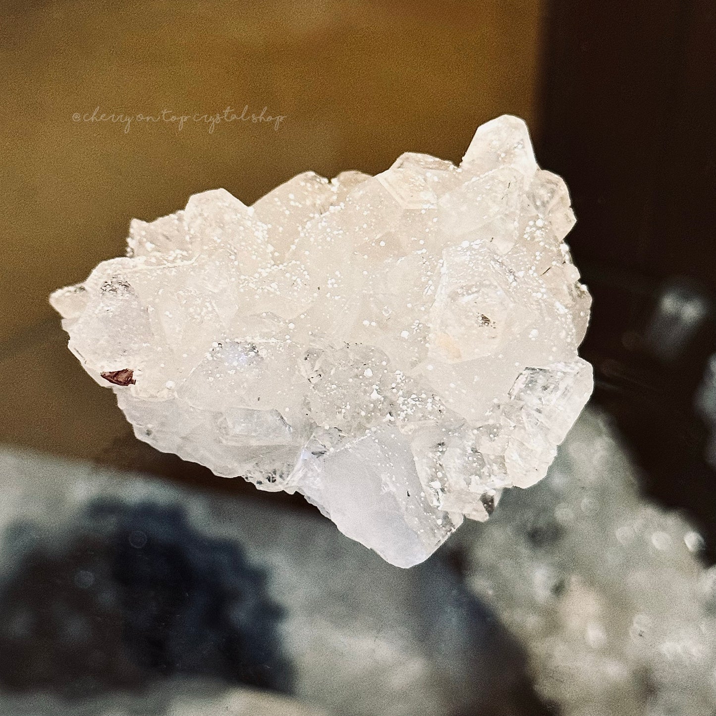 Speckled Snow Covered Apophyllite Mini Cluster