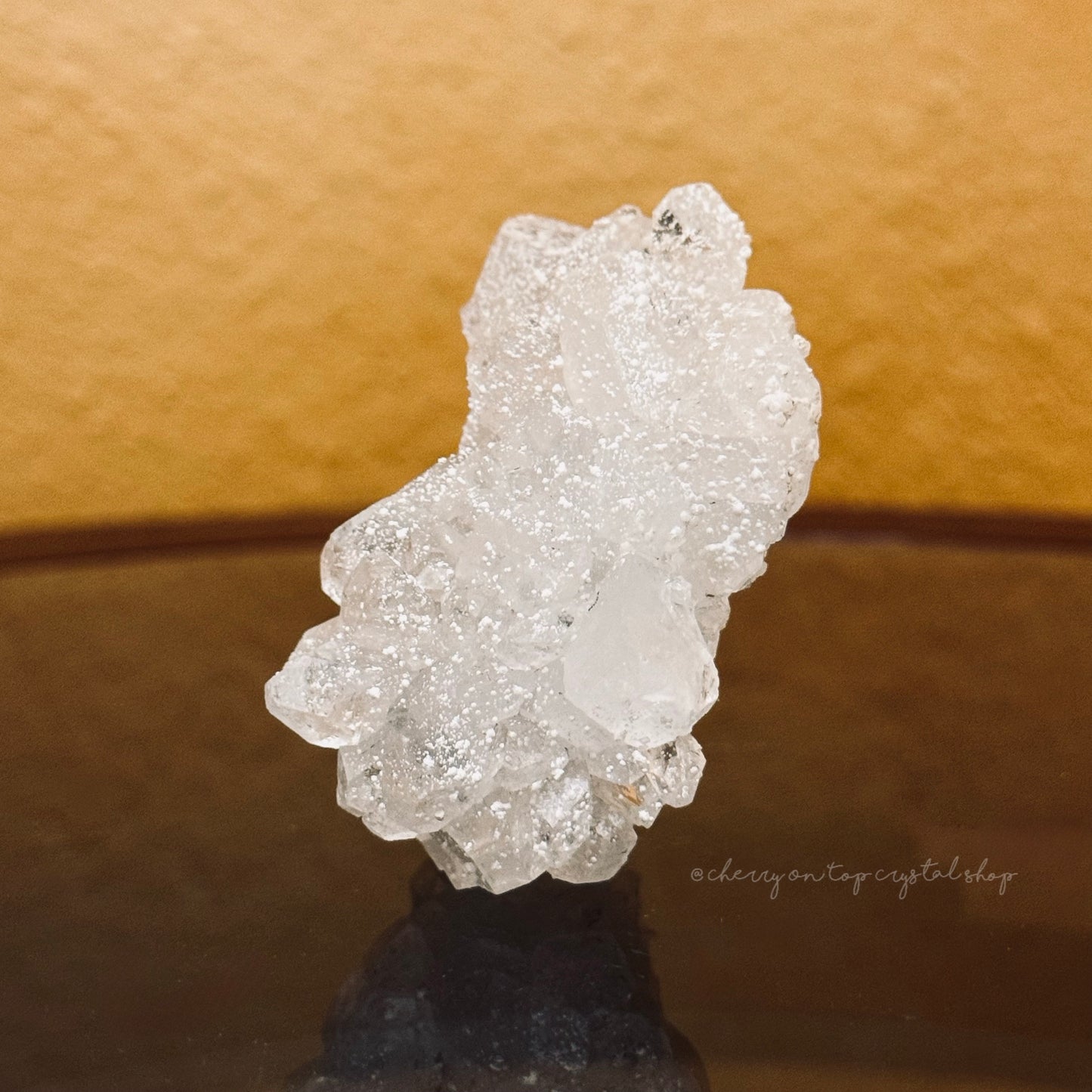 Speckled Snow Covered Apophyllite Mini Cluster