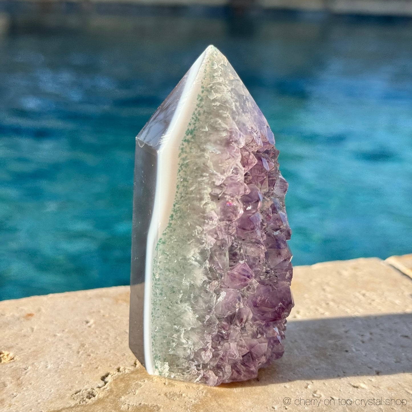 Icy 4x layer Amethyst Agate
