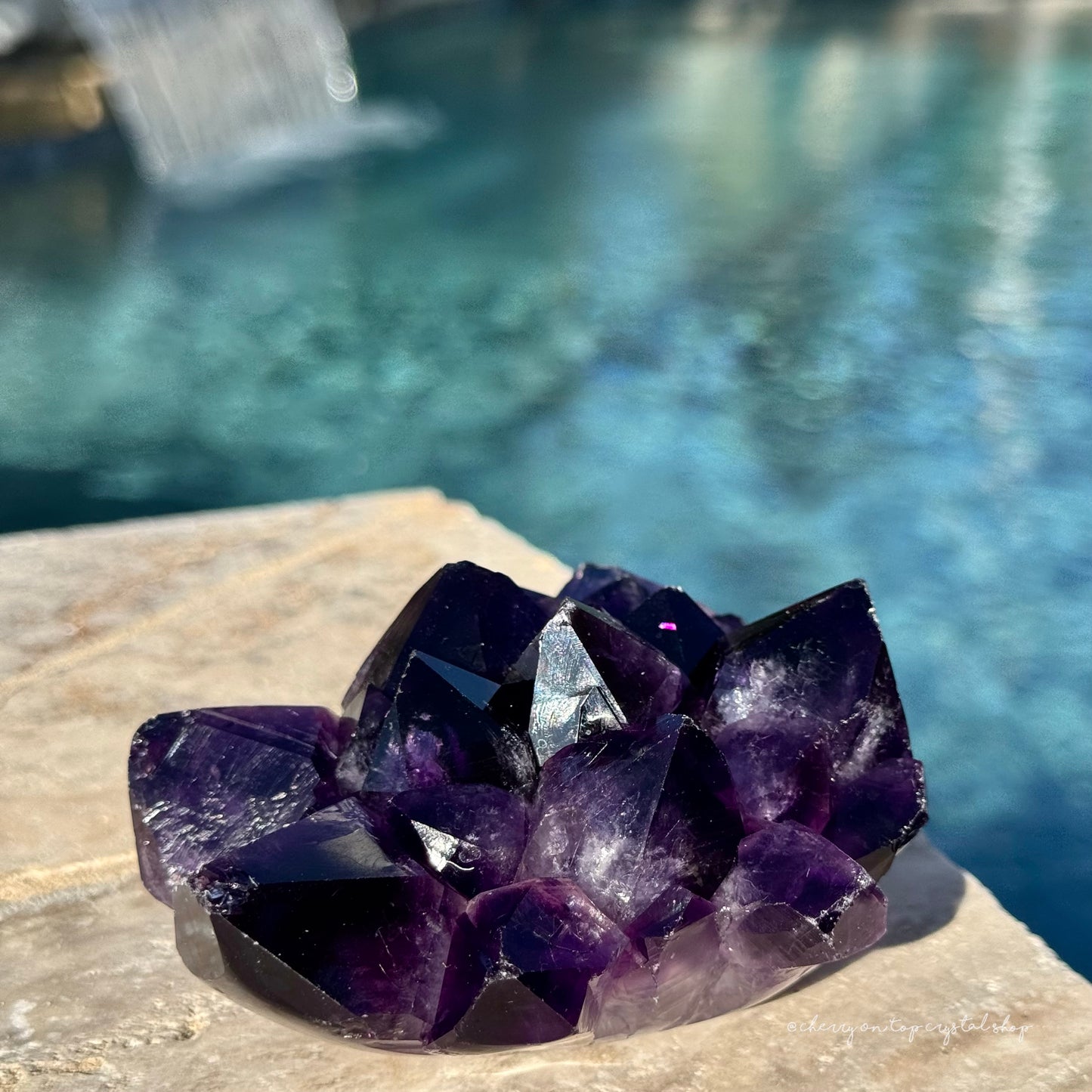 Juicy Grape Amethyst Flower