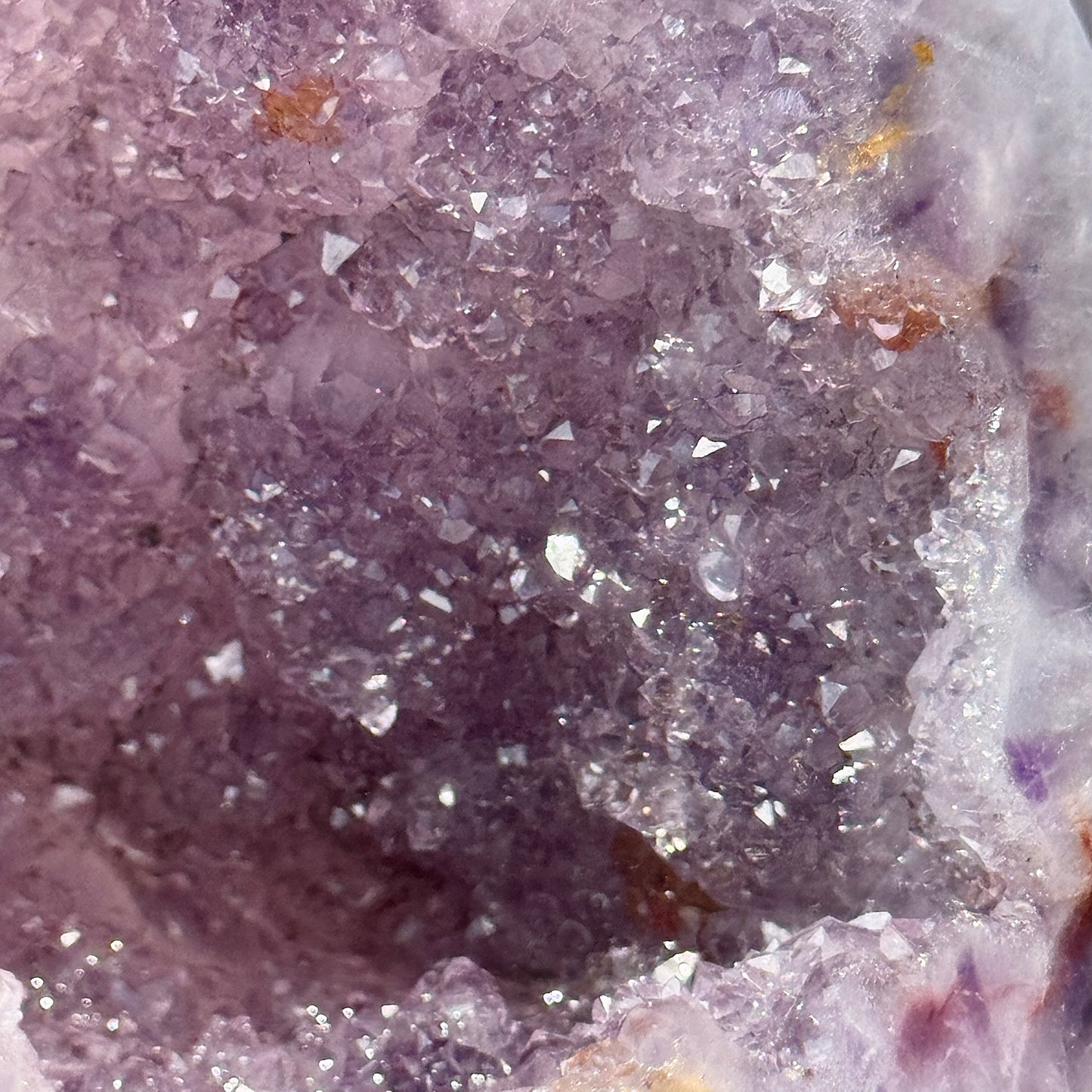 Amethyst Agate Open Shark Mouth Geode