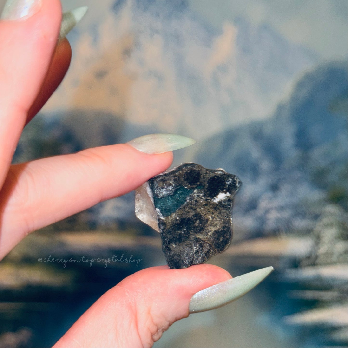 Apophyllite Ice Cube on druzy matrix ✨Collection Piece✨
