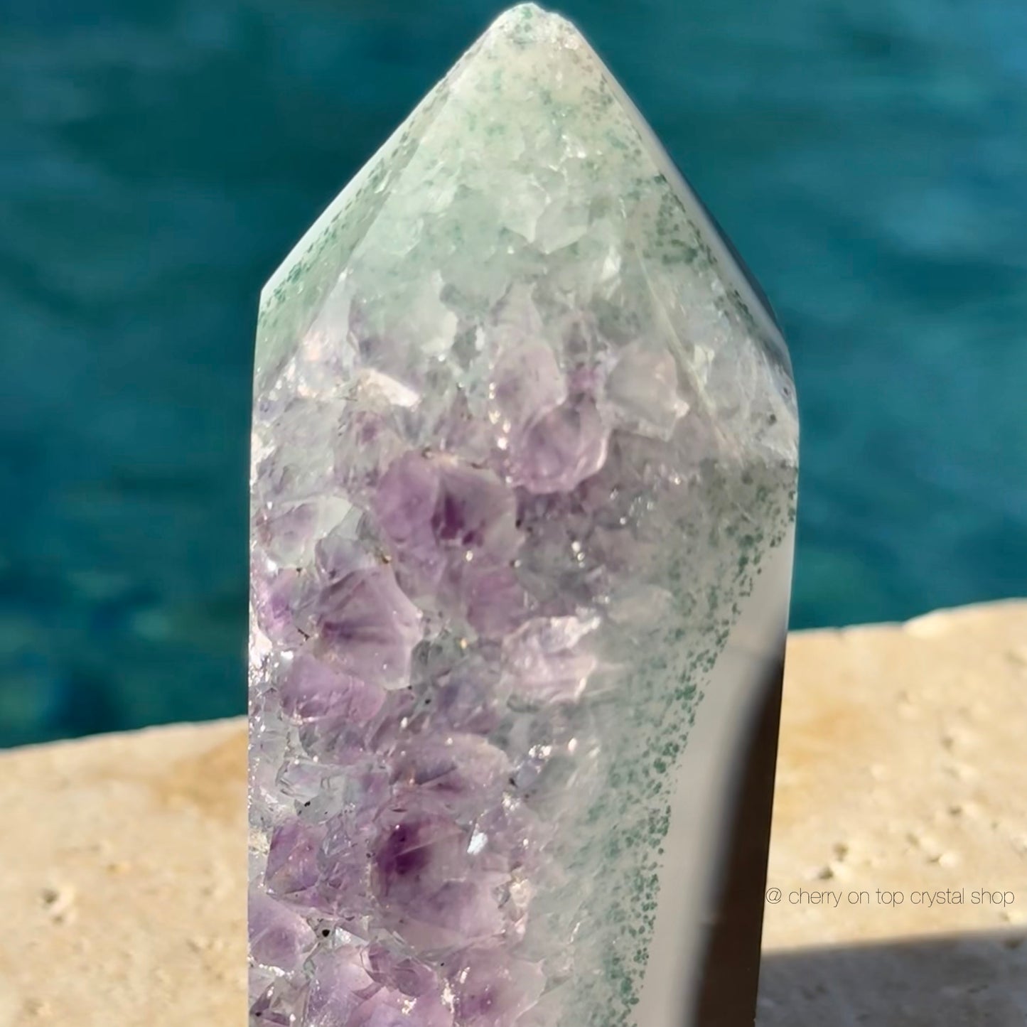 Icy 4x layer Amethyst Agate