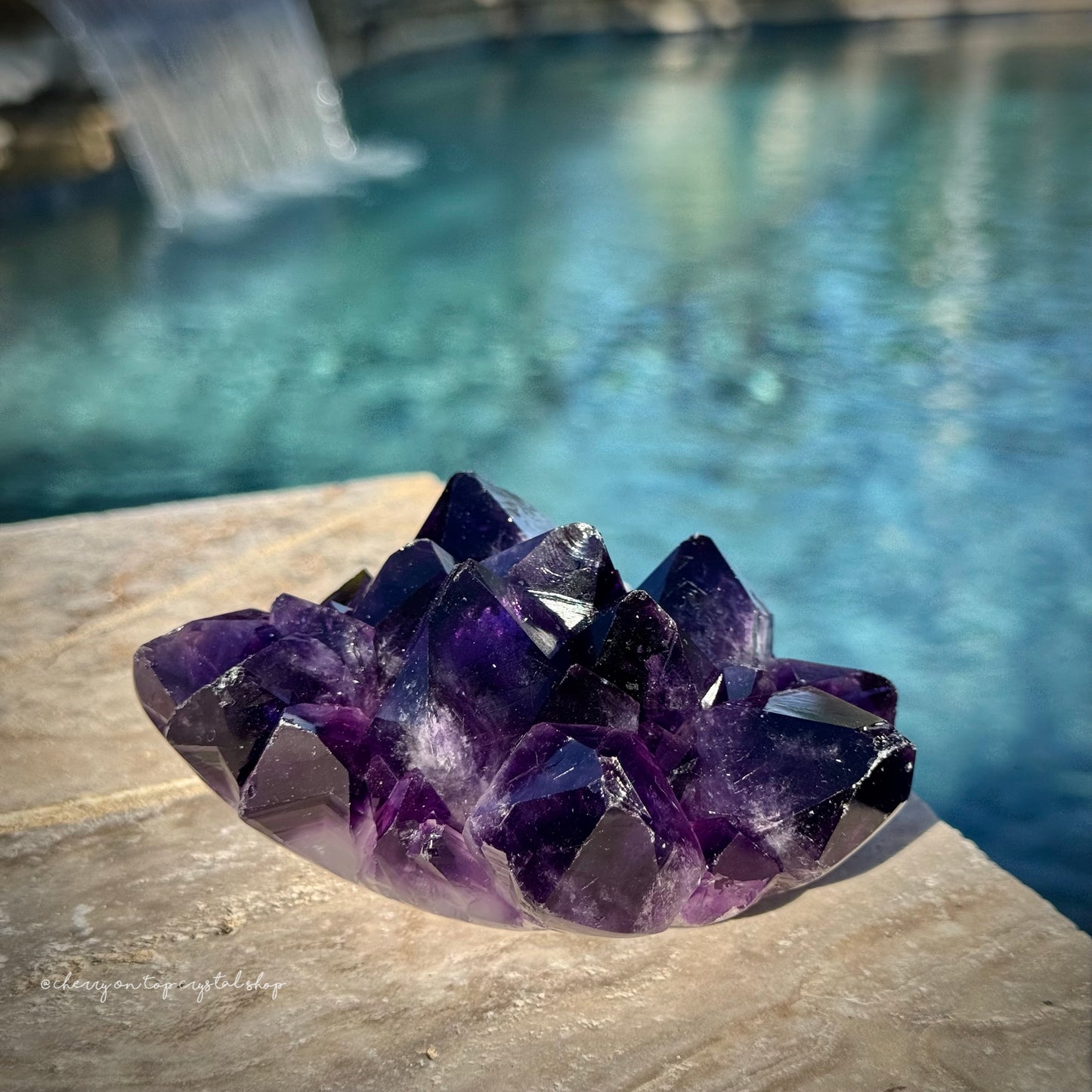 Juicy Grape Amethyst Flower