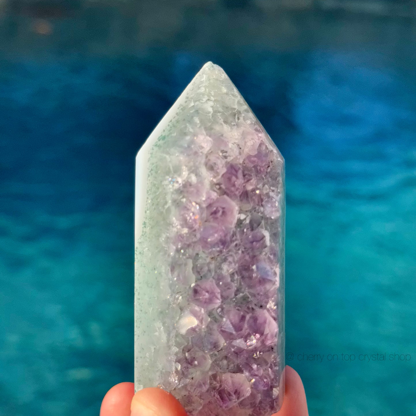 Icy 4x layer Amethyst Agate