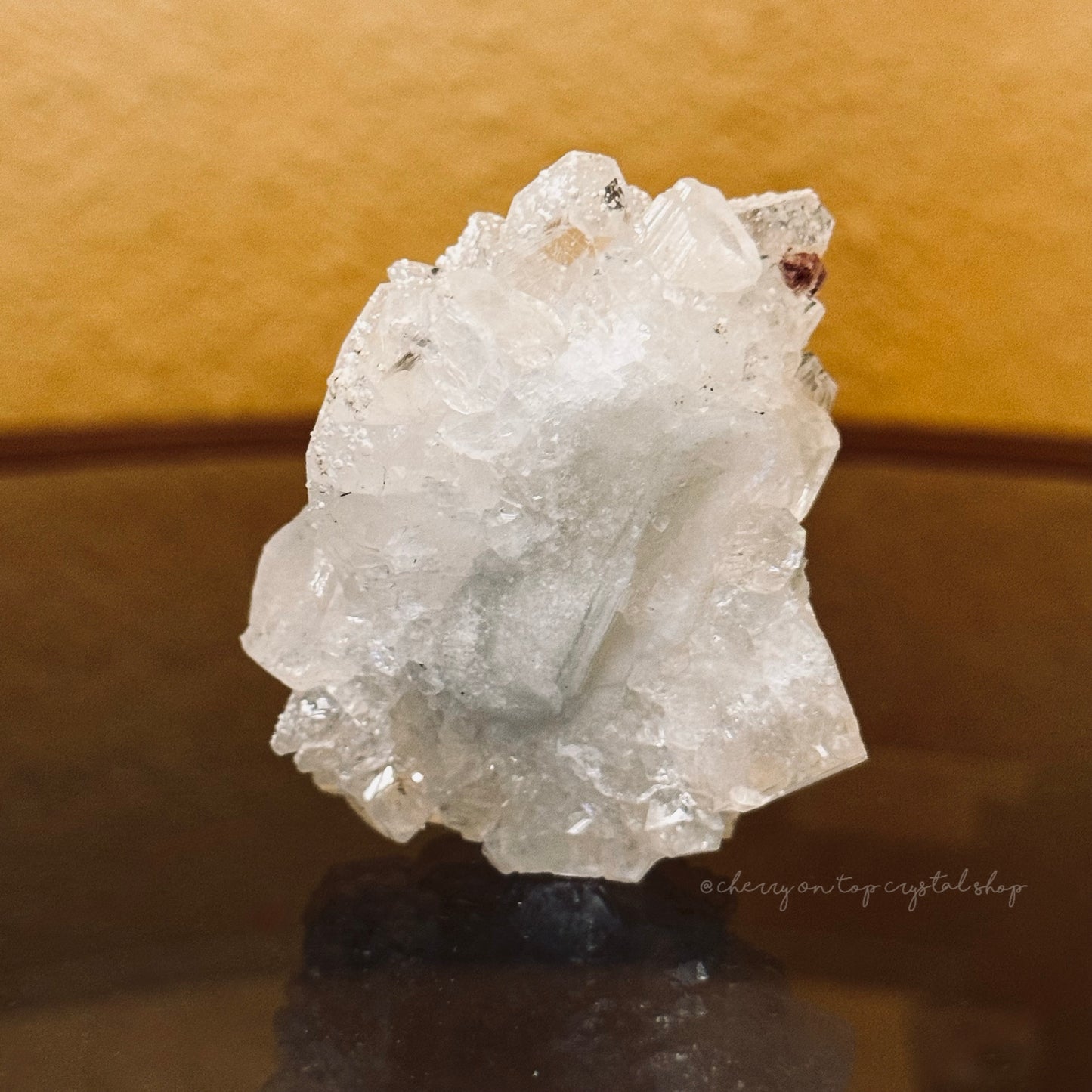 Speckled Snow Covered Apophyllite Mini Cluster