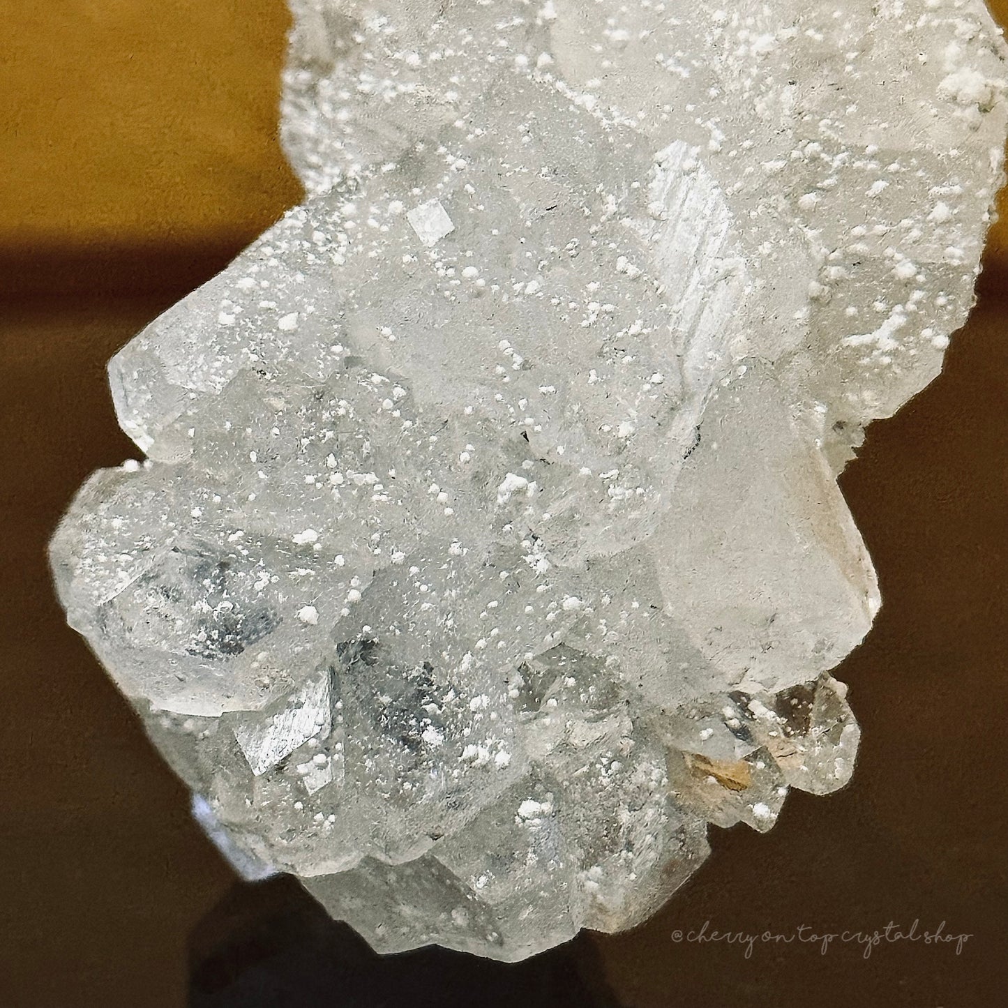Speckled Snow Covered Apophyllite Mini Cluster