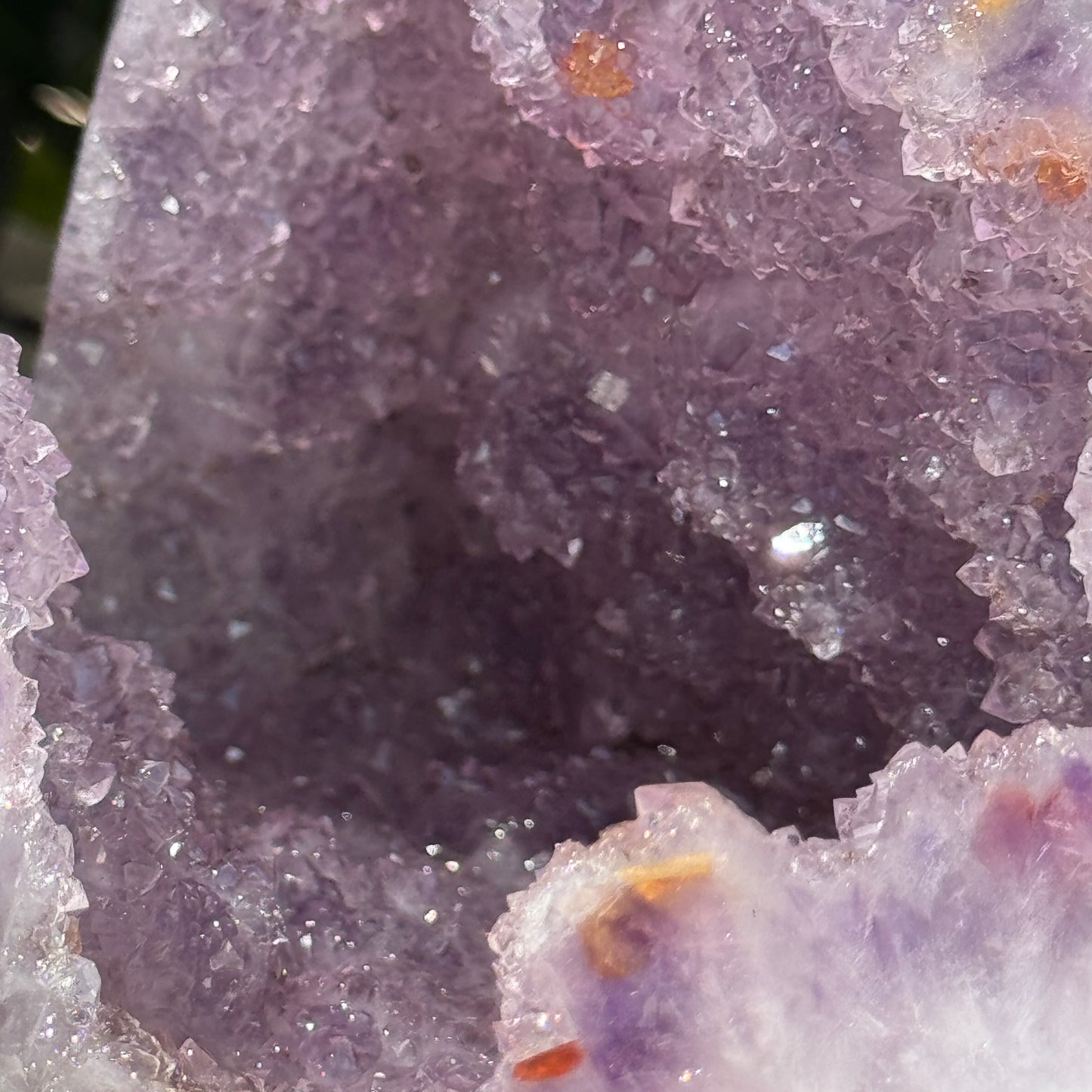 Amethyst Agate Open Shark Mouth Geode