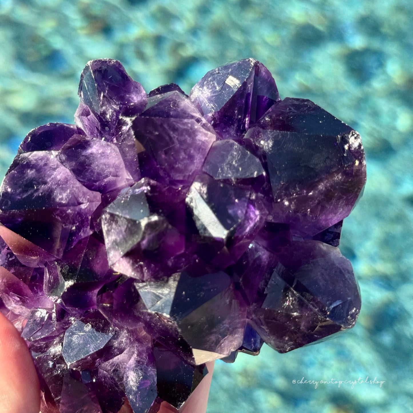 Juicy Grape Amethyst Flower