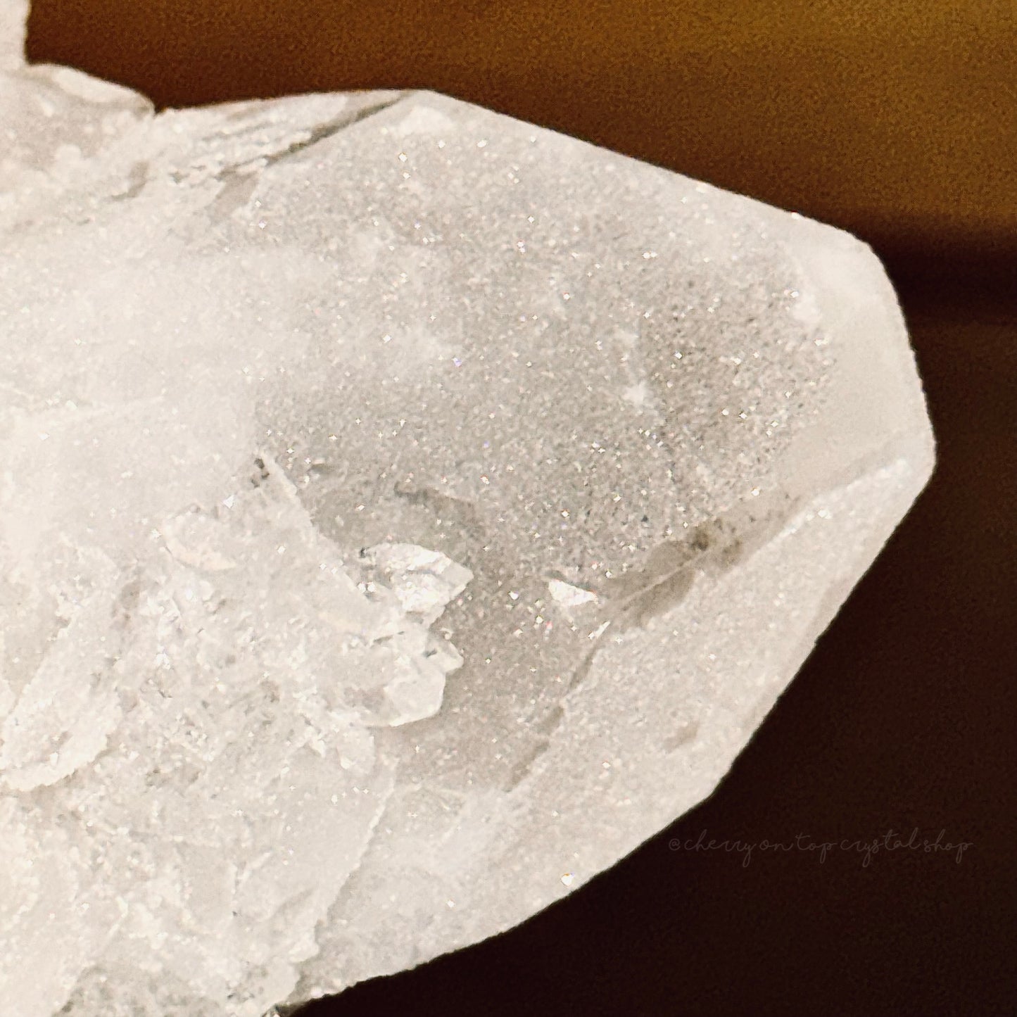 White Sugar Apophyllite Mini Cluster