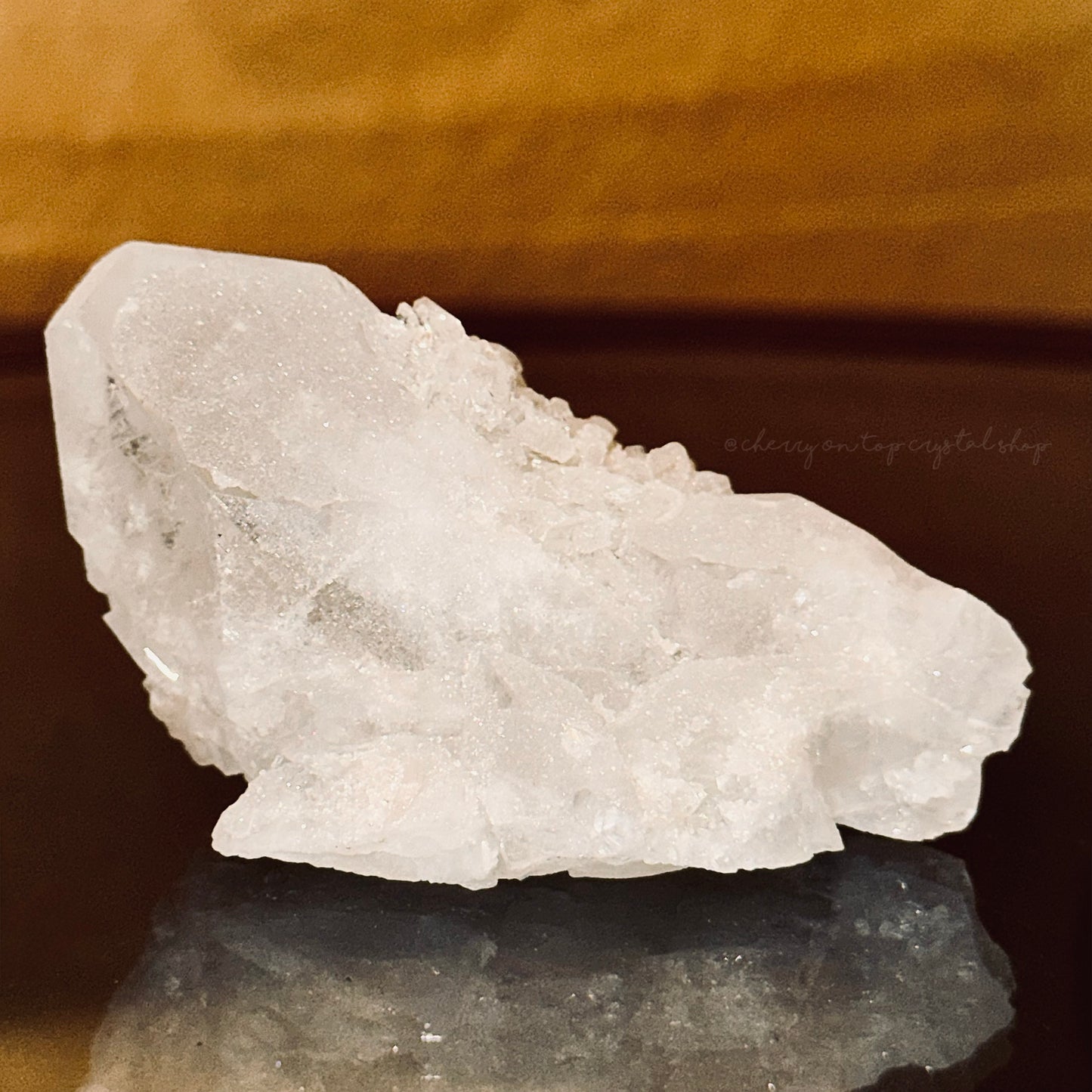 White Sugar Apophyllite Mini Cluster