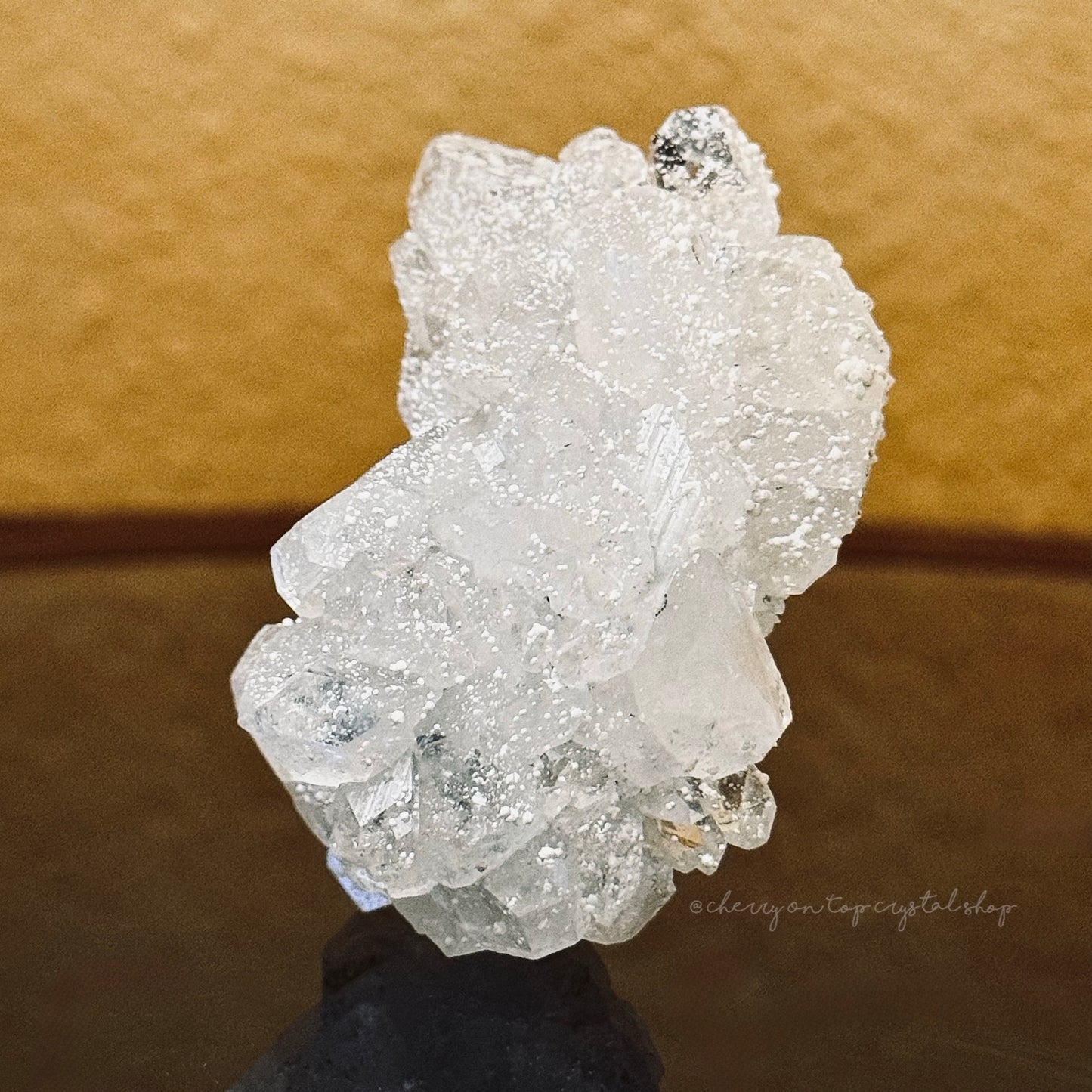 Speckled Snow Covered Apophyllite Mini Cluster