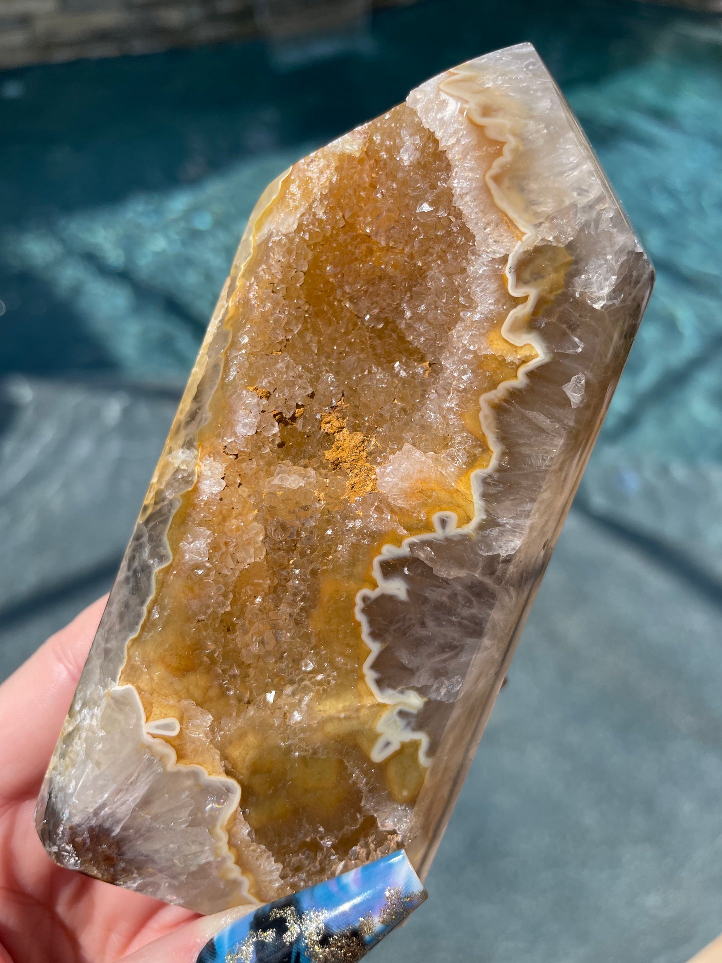 Lightning⚡️ Yellow Agate Tower