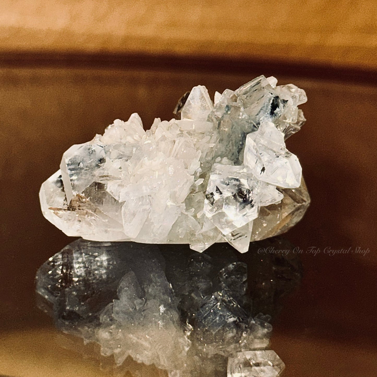Diamond Apophyllite DT with Ruffles mini cluster